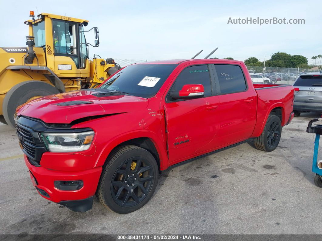 2020 Ram 1500 Laramie  4x2 5'7 Box Red vin: 1C6RREJT1LN100870