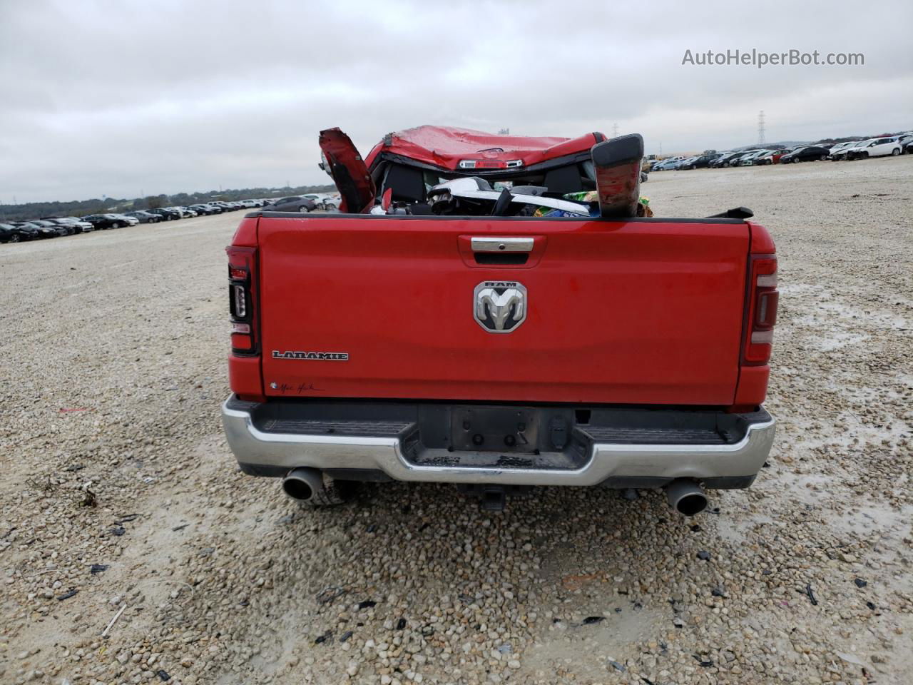 2022 Ram 1500 Laramie Red vin: 1C6RREJT1NN260797