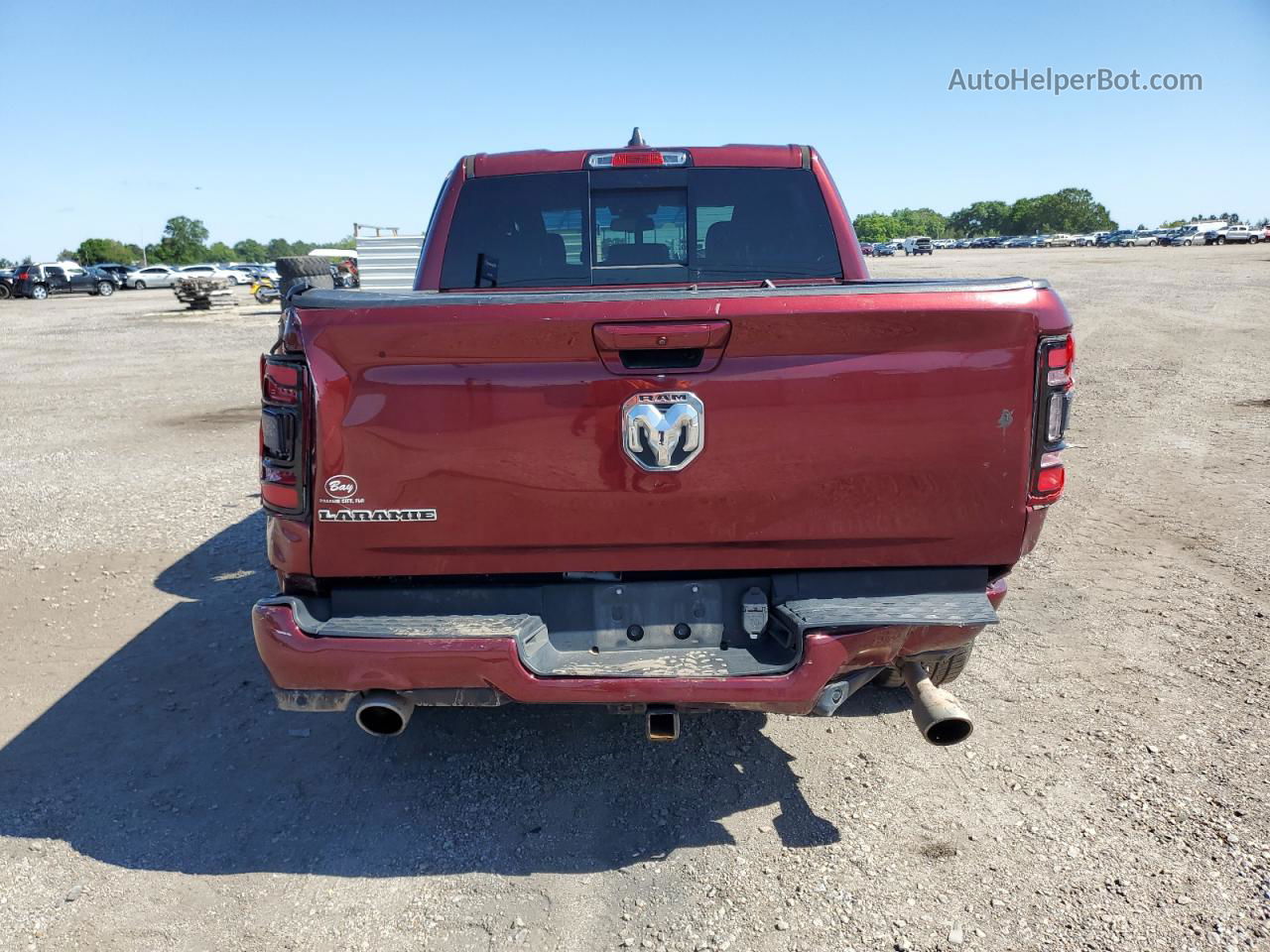 2020 Ram 1500 Laramie Burgundy vin: 1C6RREJT3LN129609