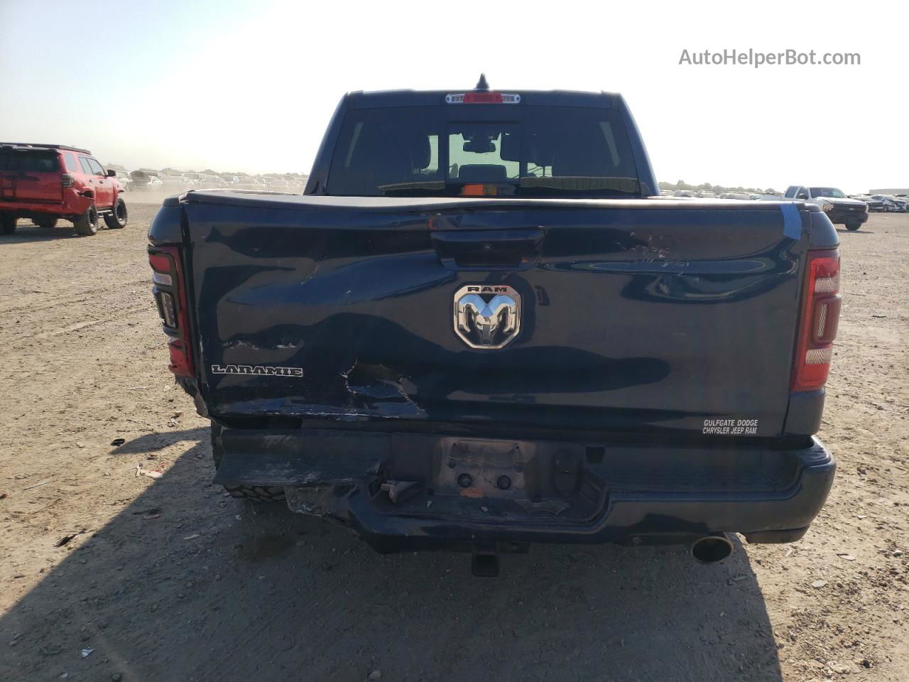 2019 Ram 1500 Laramie Blue vin: 1C6RREJT6KN792557