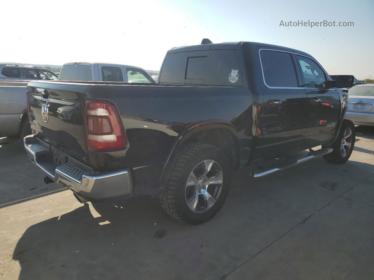 2019 Ram 1500 Laramie Black vin: 1C6RREJT7KN509339