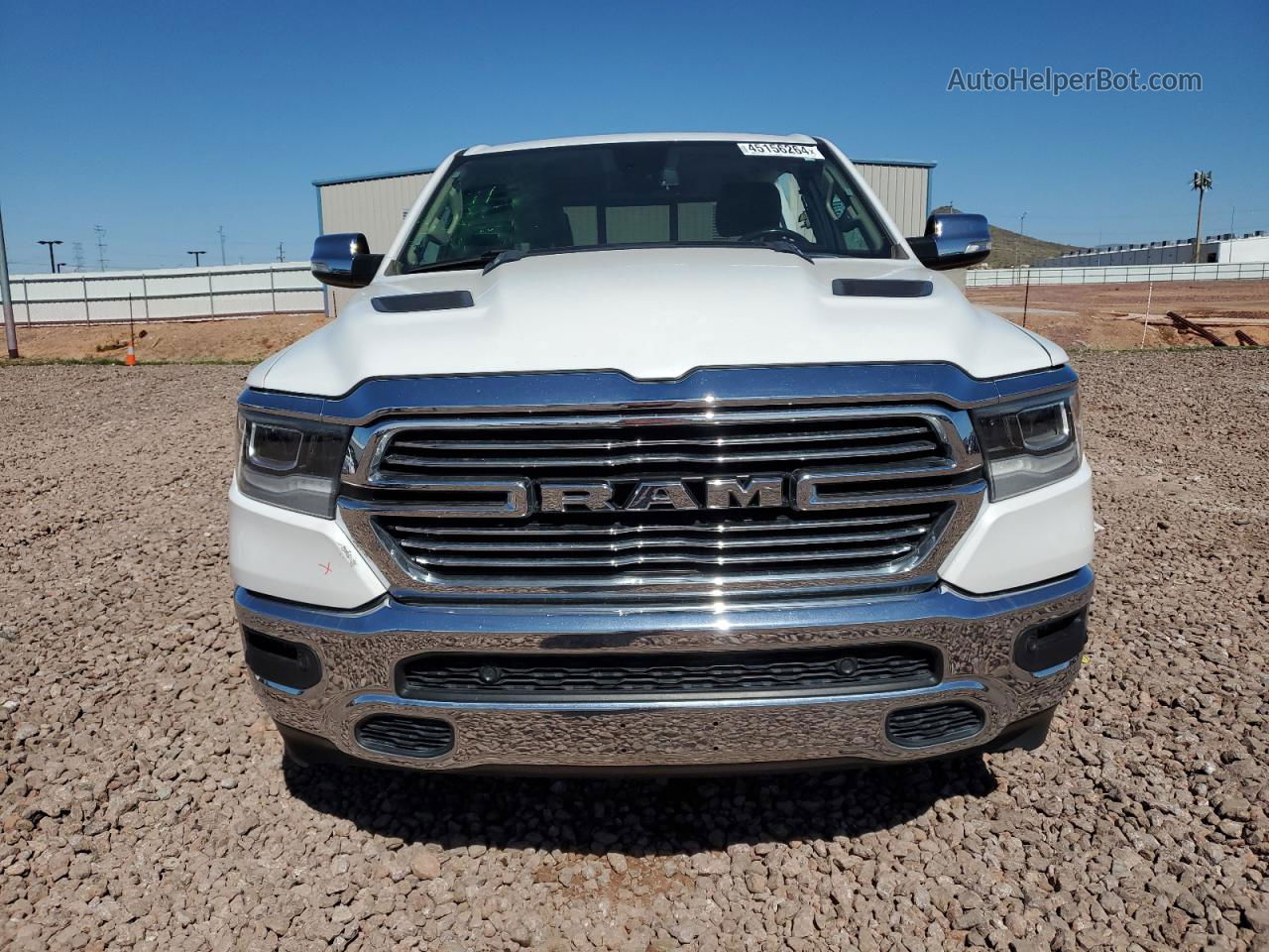 2020 Ram 1500 Laramie White vin: 1C6RREJT9LN312173