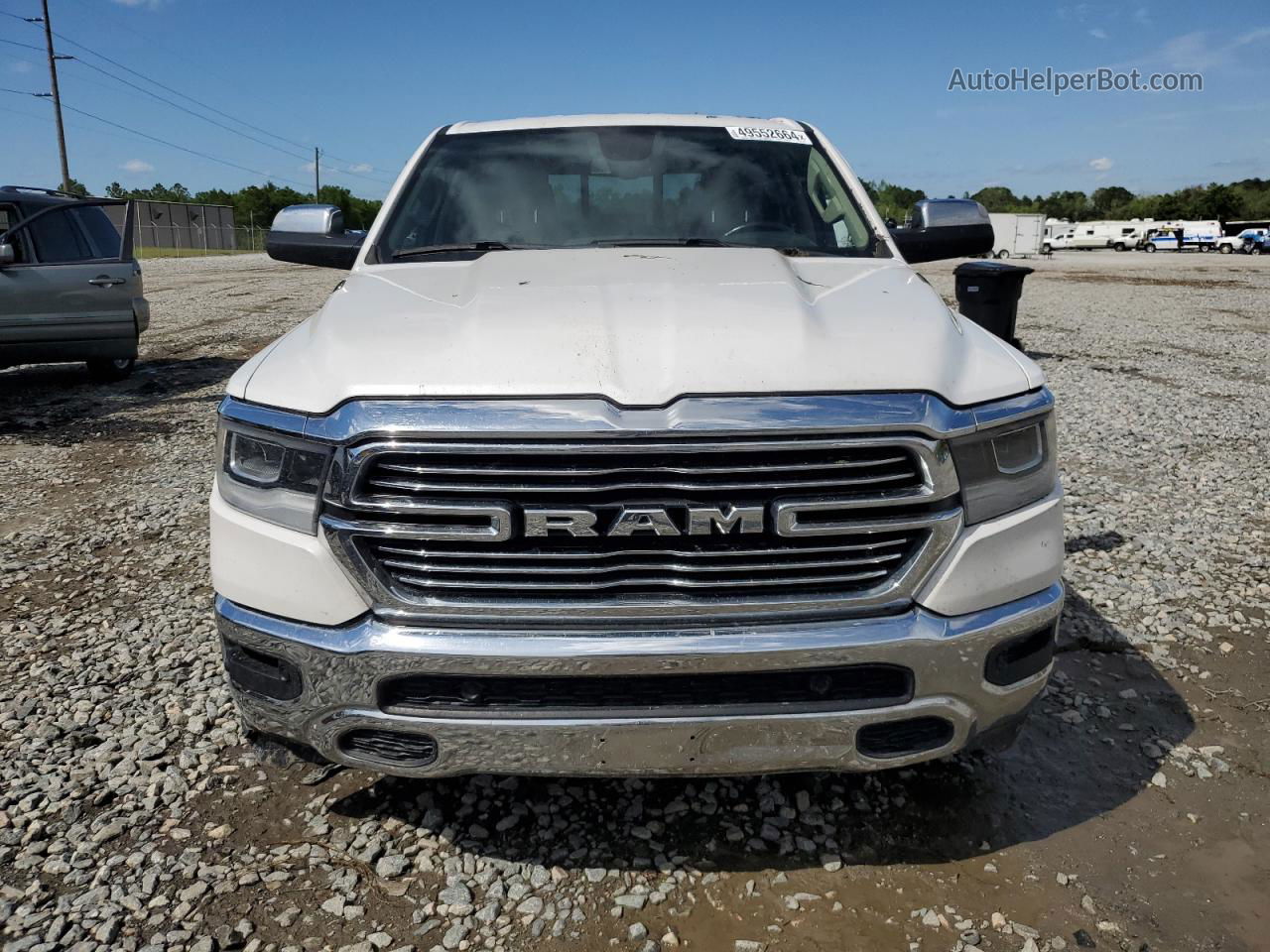 2020 Ram 1500 Laramie White vin: 1C6RREJTXLN401914