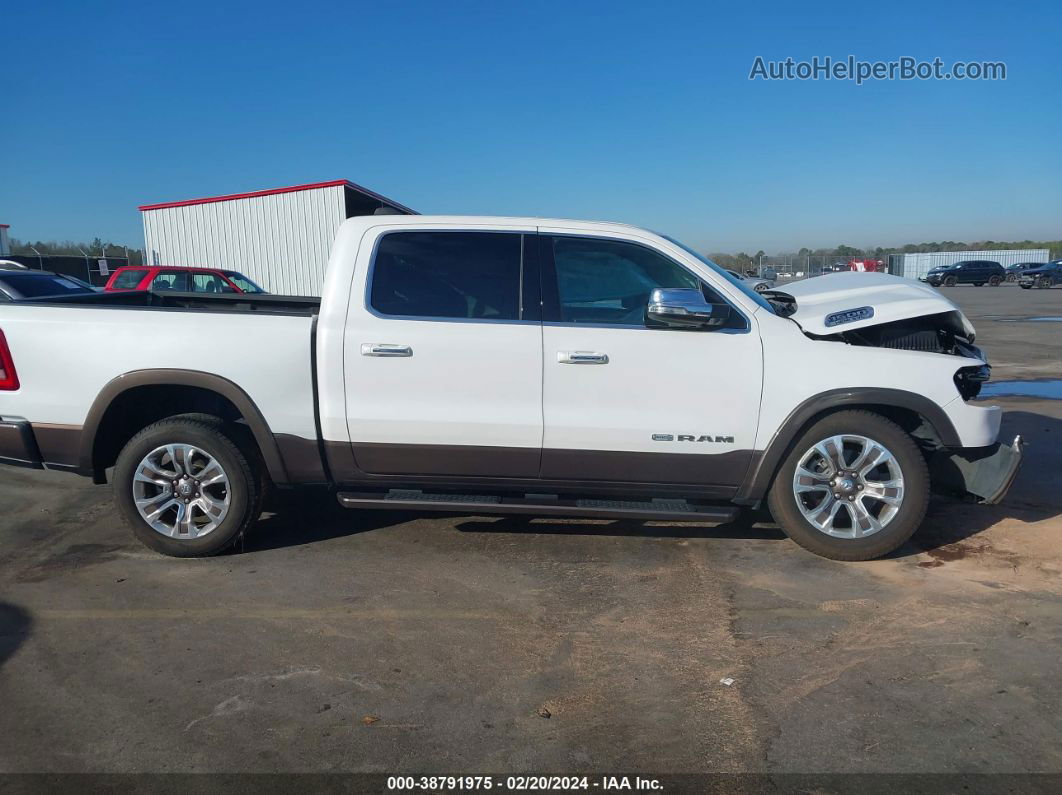 2020 Ram 1500 Laramie Longhorn  4x2 5'7 Box White vin: 1C6RREKT6LN238645