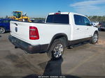 2020 Ram 1500 Laramie Longhorn  4x2 5'7 Box White vin: 1C6RREKT6LN238645