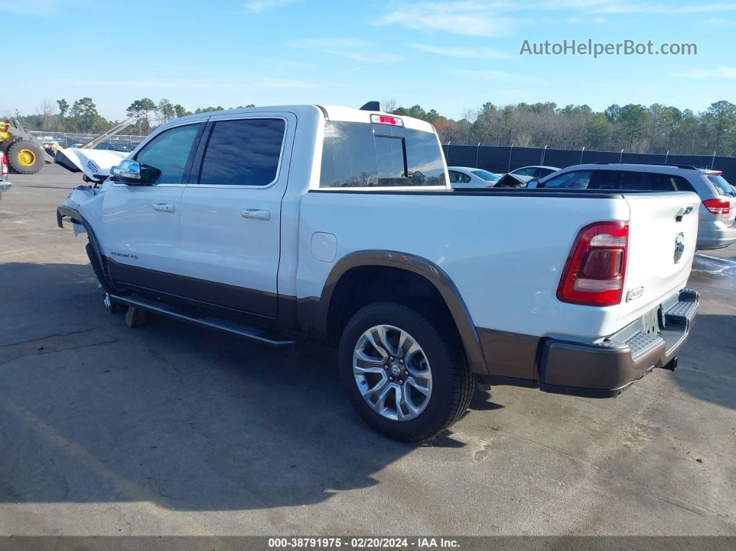 2020 Ram 1500 Laramie Longhorn  4x2 5'7 Box White vin: 1C6RREKT6LN238645