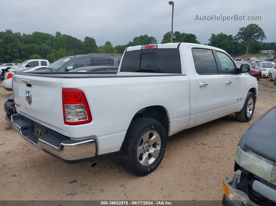 2020 Ram 1500 Big Horn  4x2 6'4 Box White vin: 1C6RREMG6LN262024