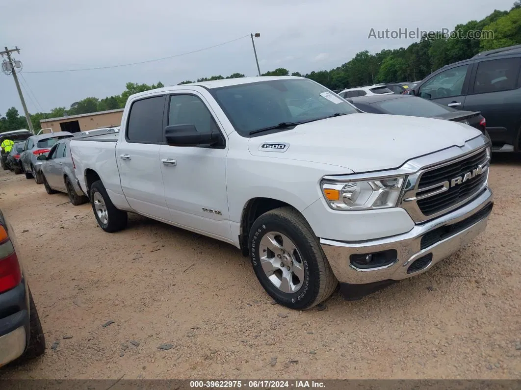 2020 Ram 1500 Big Horn  4x2 6'4 Box White vin: 1C6RREMG6LN262024