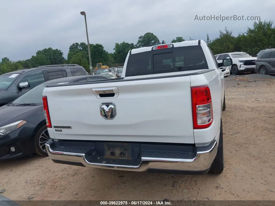 2020 Ram 1500 Big Horn  4x2 6'4 Box White vin: 1C6RREMG6LN262024