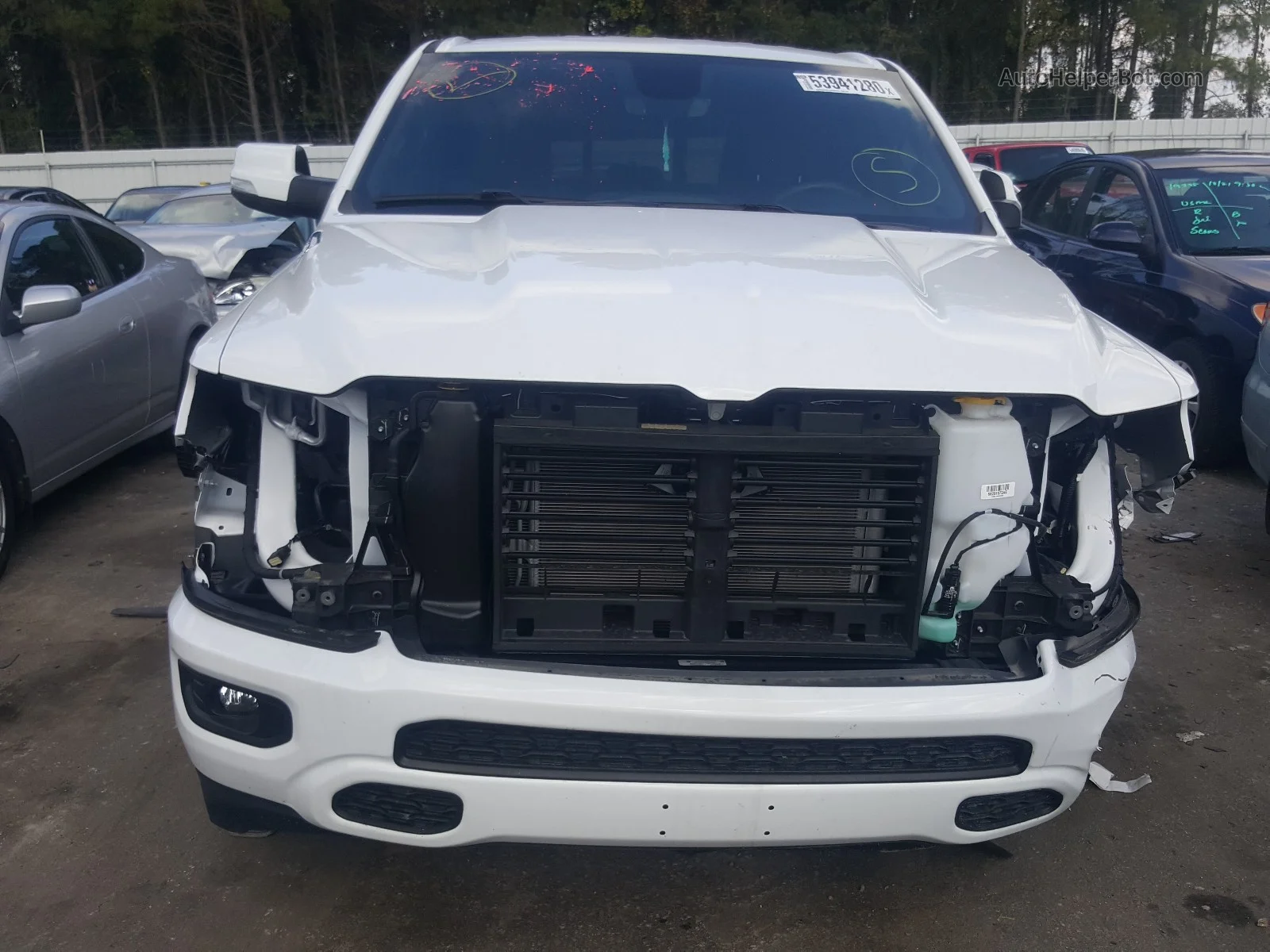 2020 Ram 1500 Big Horn/lone Star White vin: 1C6RREMTXLN112771