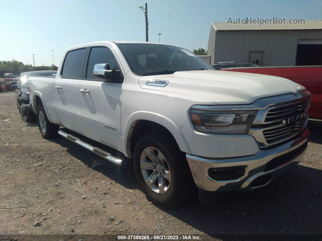 2020 Ram 1500 Laramie White vin: 1C6RRERG2LN229515