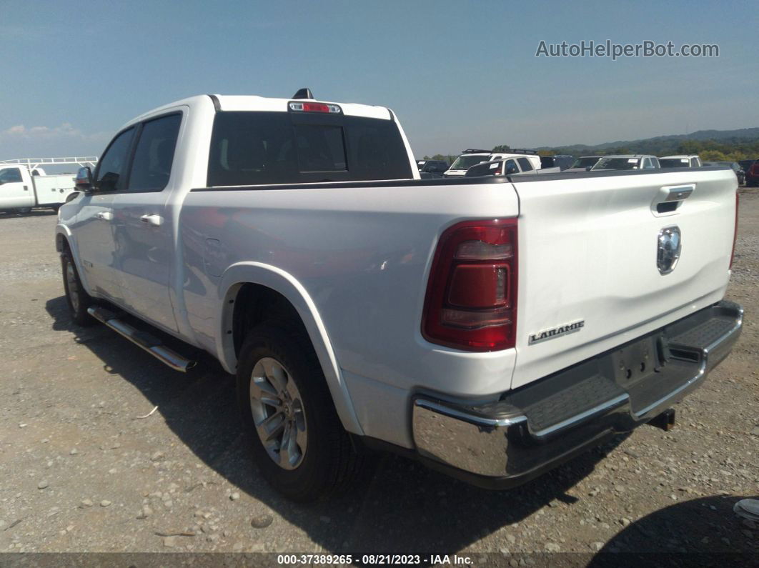 2020 Ram 1500 Laramie White vin: 1C6RRERG2LN229515