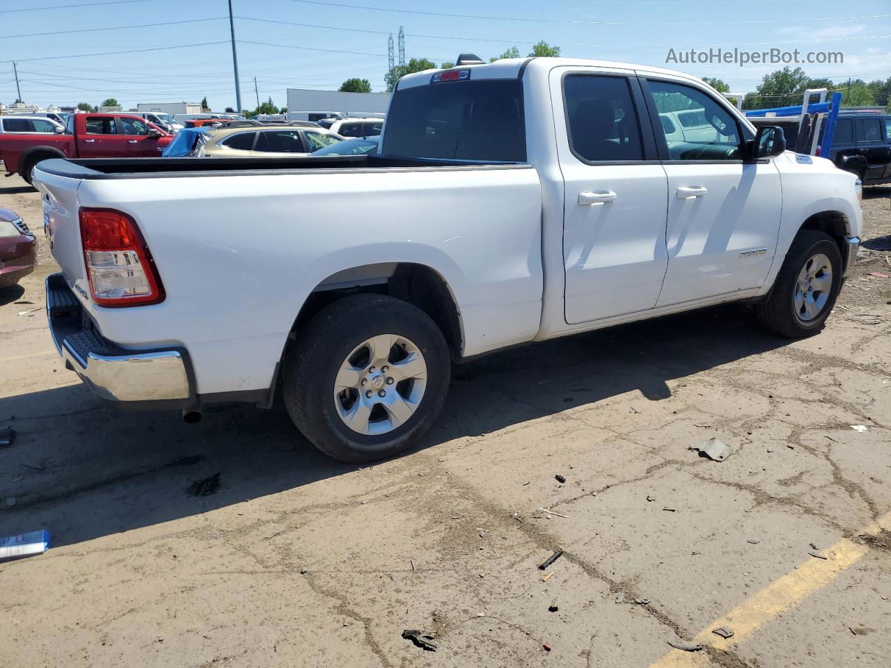 2022 Ram 1500 Big Horn/lone Star White vin: 1C6RRFBG3NN279021