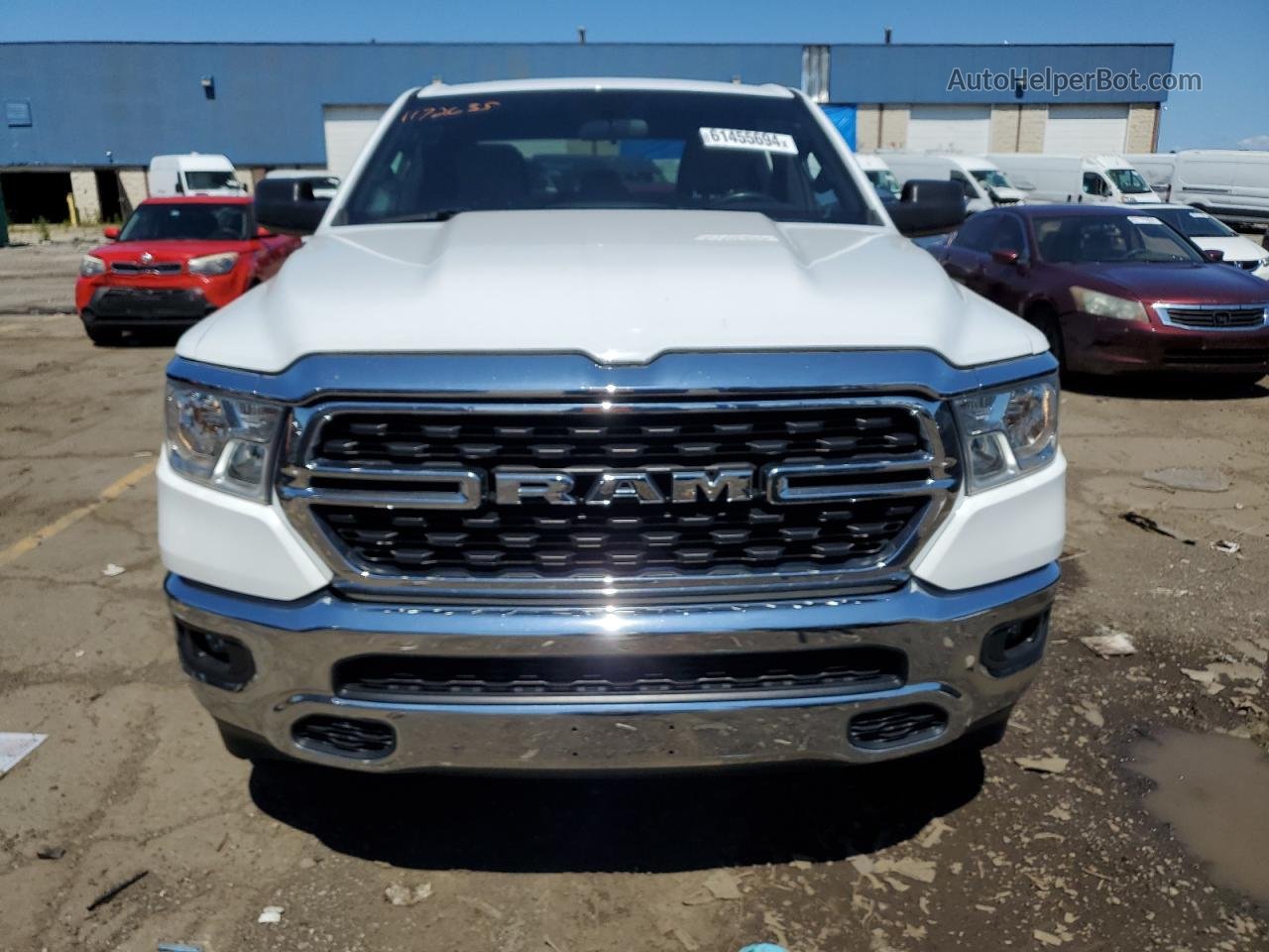 2022 Ram 1500 Big Horn/lone Star White vin: 1C6RRFBG3NN279021