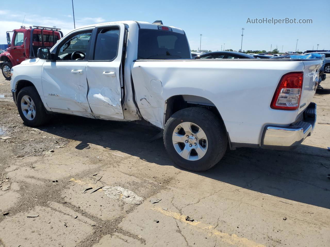 2022 Ram 1500 Big Horn/lone Star Белый vin: 1C6RRFBG3NN279021