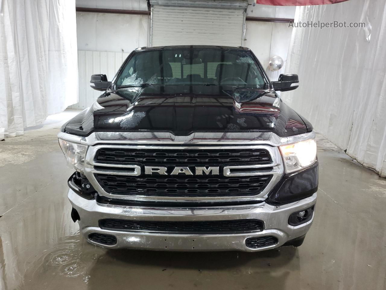 2022 Ram 1500 Big Horn/lone Star Черный vin: 1C6RRFBG4NN480393