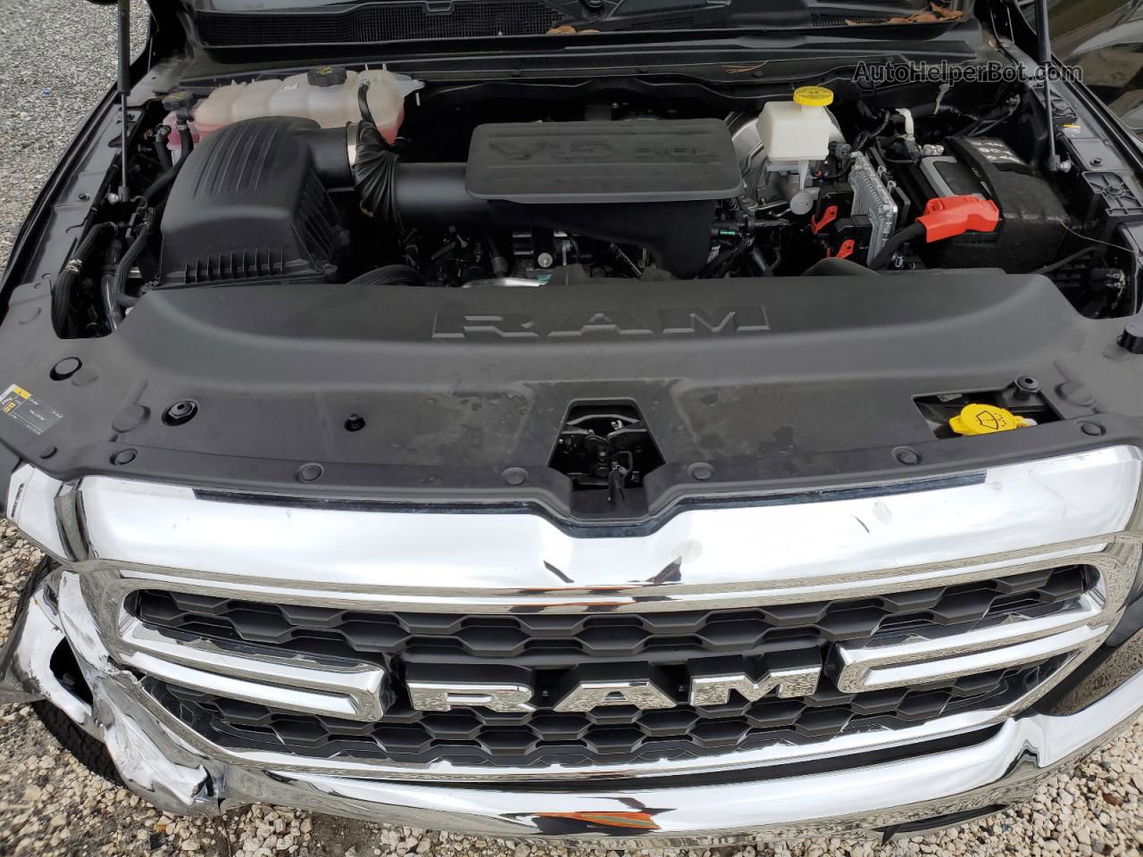 2022 Ram 1500 Big Horn/lone Star Черный vin: 1C6RRFBG4NN480510