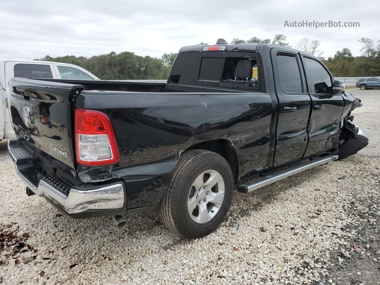 2022 Ram 1500 Big Horn/lone Star Черный vin: 1C6RRFBG4NN480510