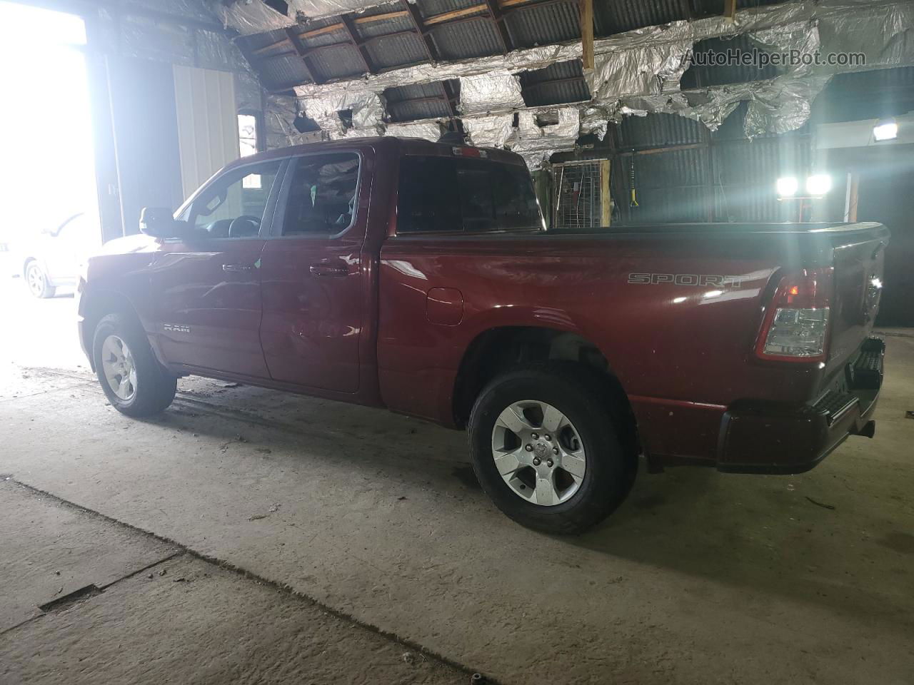 2022 Ram 1500 Big Horn/lone Star Burgundy vin: 1C6RRFBG6NN365536