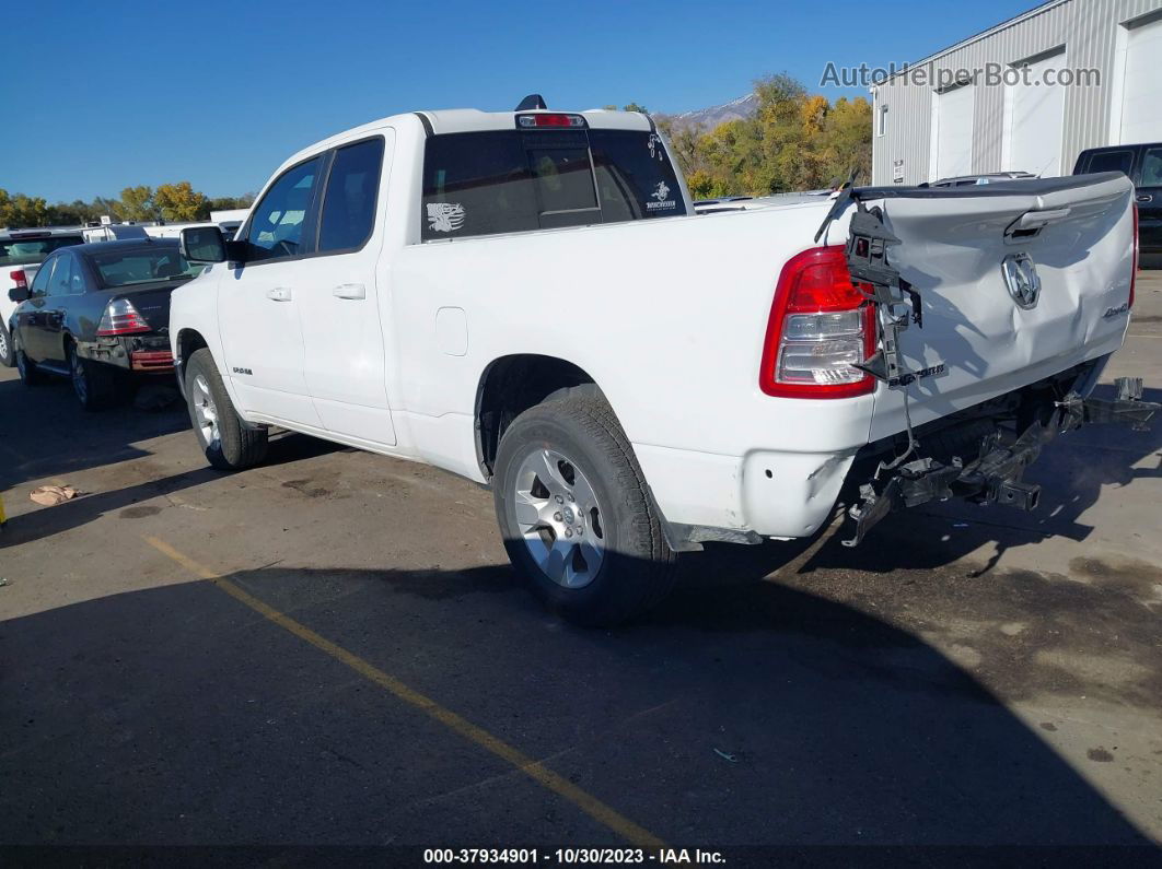 2022 Ram 1500 Big Horn  4x4 6'4" Box White vin: 1C6RRFBG6NN412967