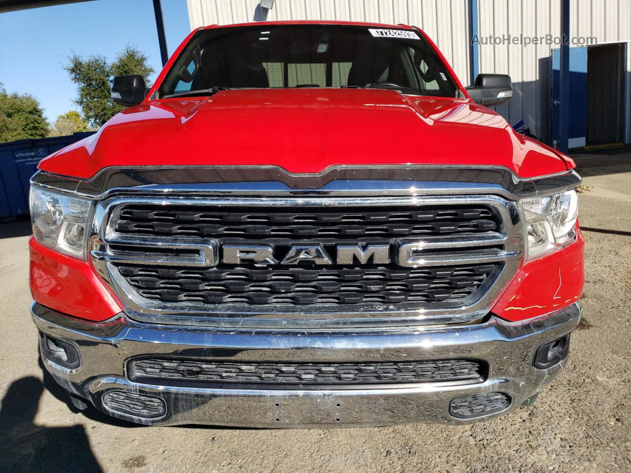 2022 Ram 1500 Big Horn/lone Star Red vin: 1C6RRFBG7NN293214