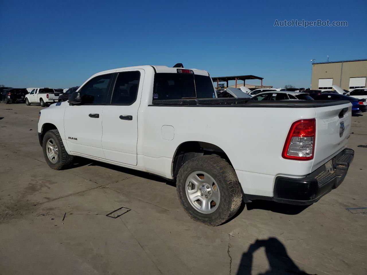 2019 Ram 1500 Tradesman White vin: 1C6RRFCG6KN673865