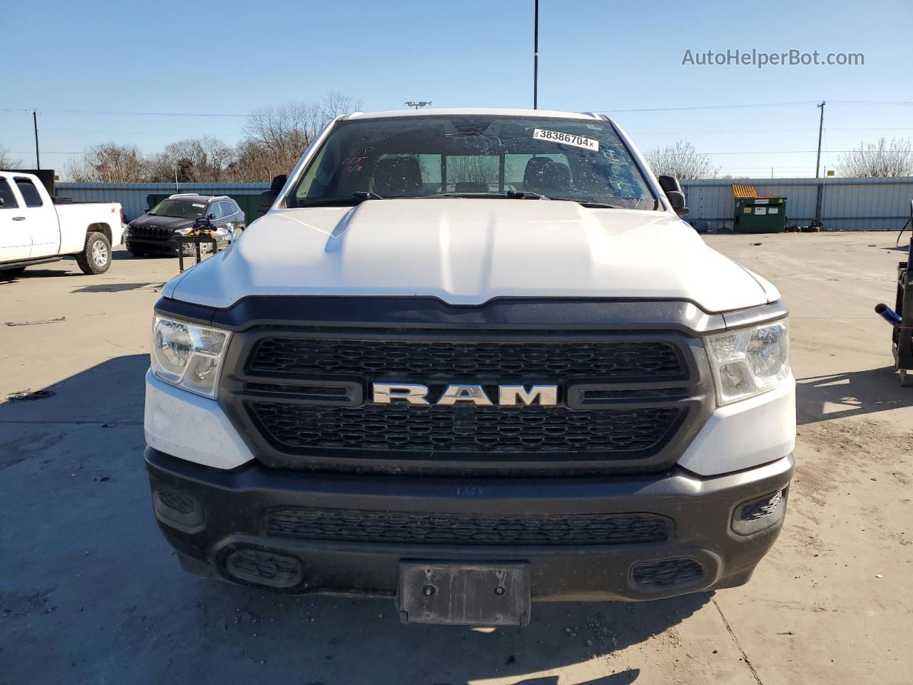 2019 Ram 1500 Tradesman White vin: 1C6RRFCG6KN673865