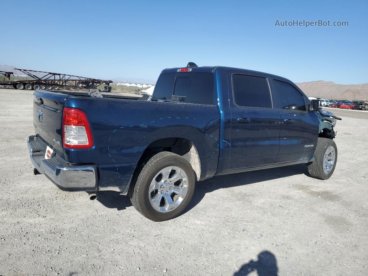 2022 Ram 1500 Big Horn/lone Star Blue vin: 1C6RRFFG0NN313782