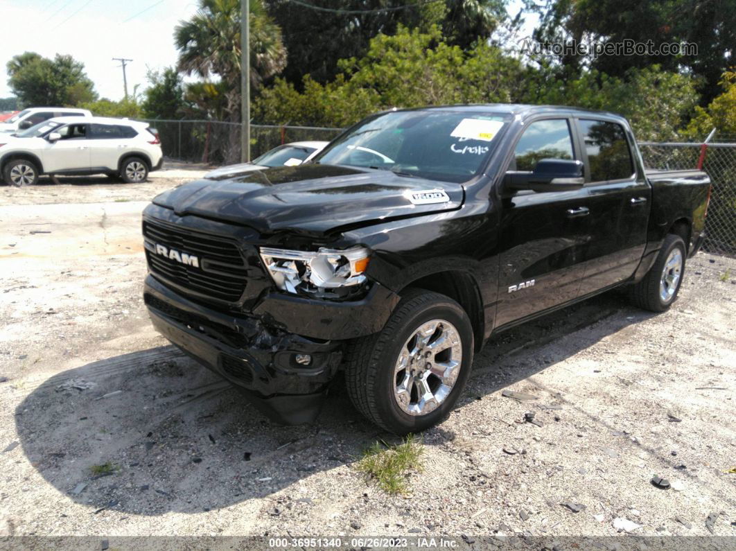 2019 Ram 1500 Big Horn/lone Star Черный vin: 1C6RRFFG1KN646634