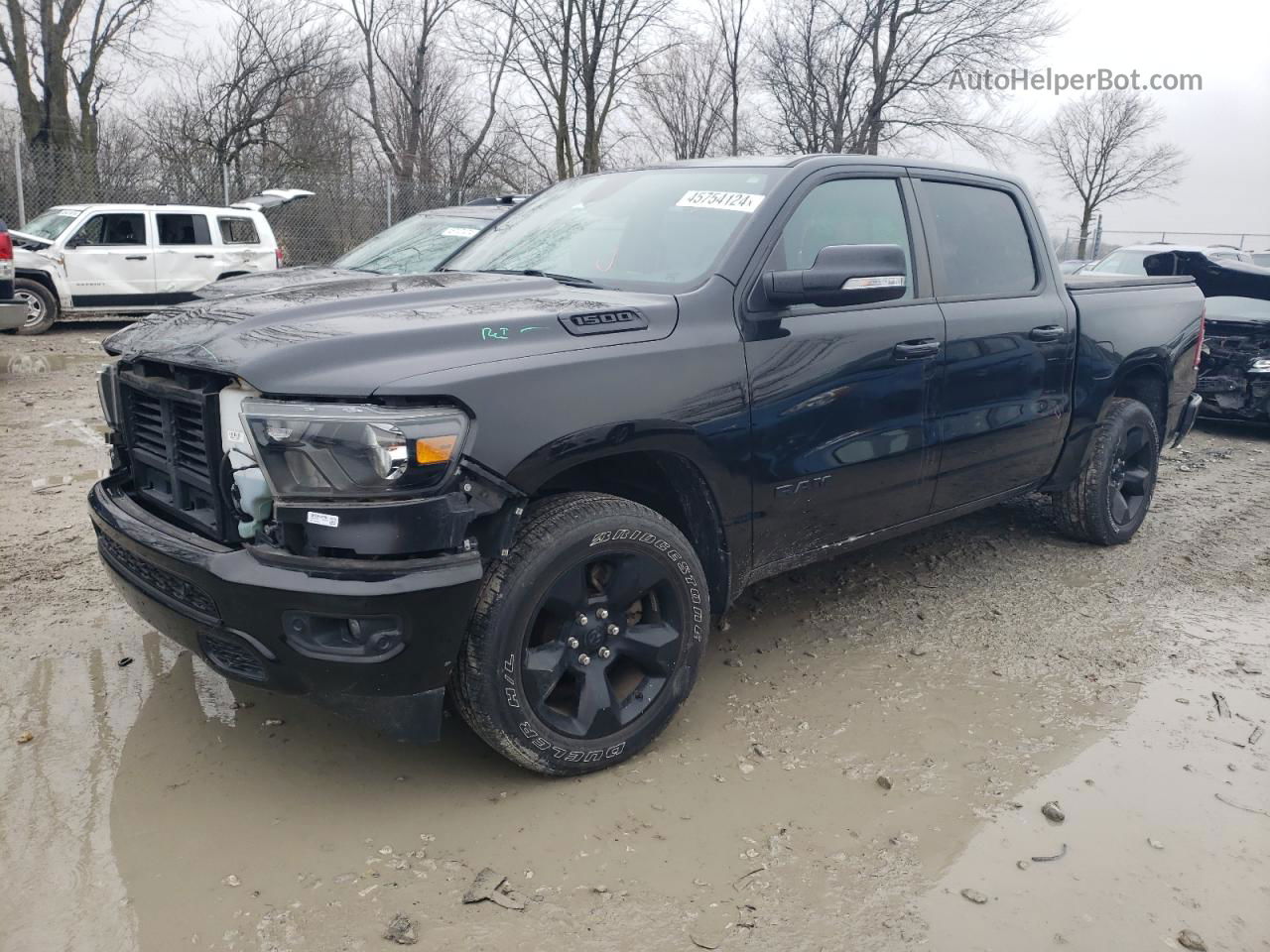 2019 Ram 1500 Big Horn/lone Star Black vin: 1C6RRFFG1KN768166