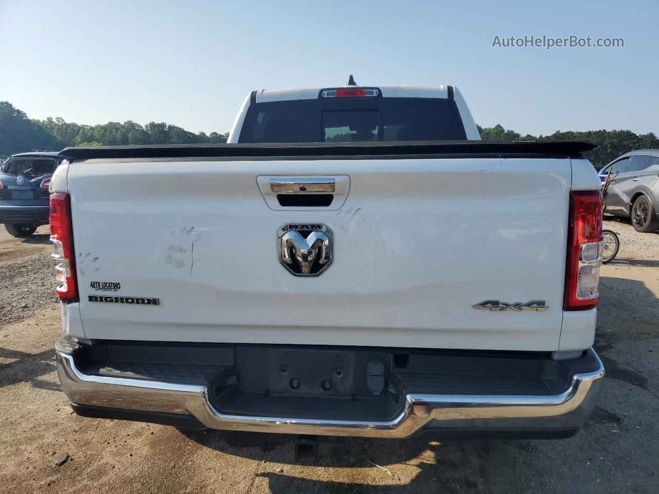 2019 Ram 1500 Big Horn/lone Star Белый vin: 1C6RRFFG1KN901850