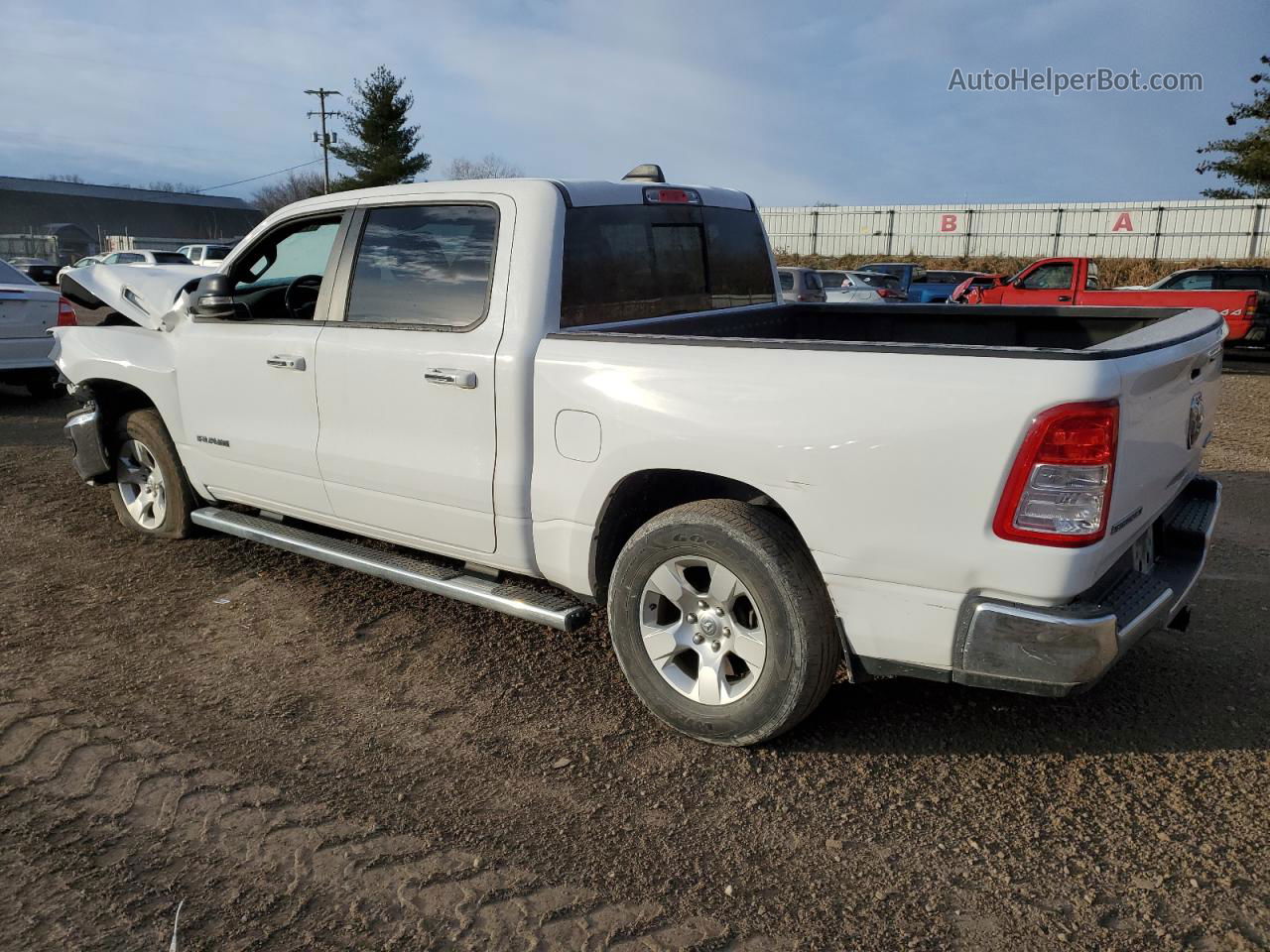 2019 Ram 1500 Big Horn/lone Star White vin: 1C6RRFFG2KN662311