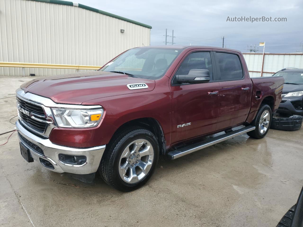 2019 Ram 1500 Big Horn/lone Star Burgundy vin: 1C6RRFFG3KN664603