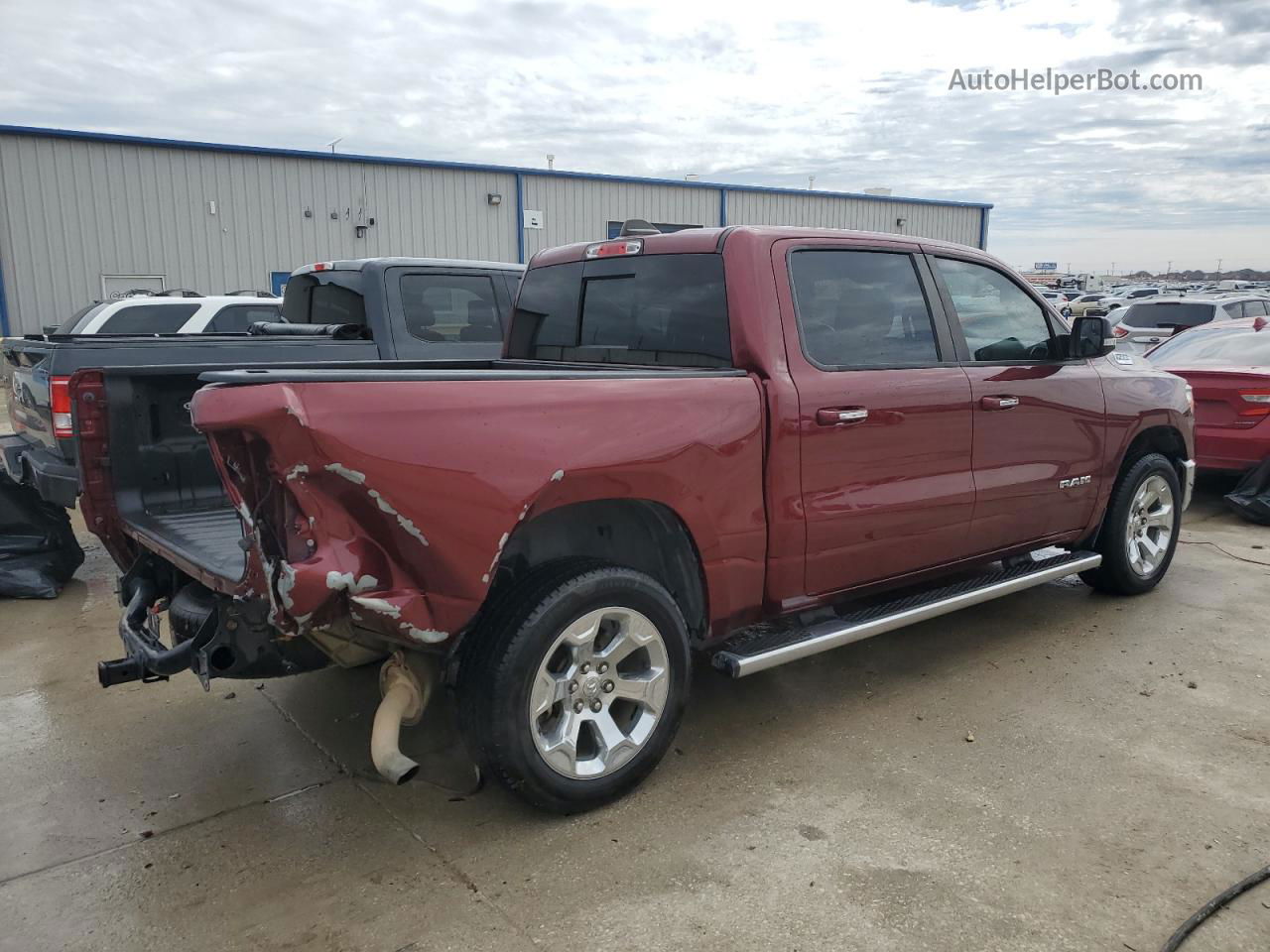 2019 Ram 1500 Big Horn/lone Star Burgundy vin: 1C6RRFFG3KN664603