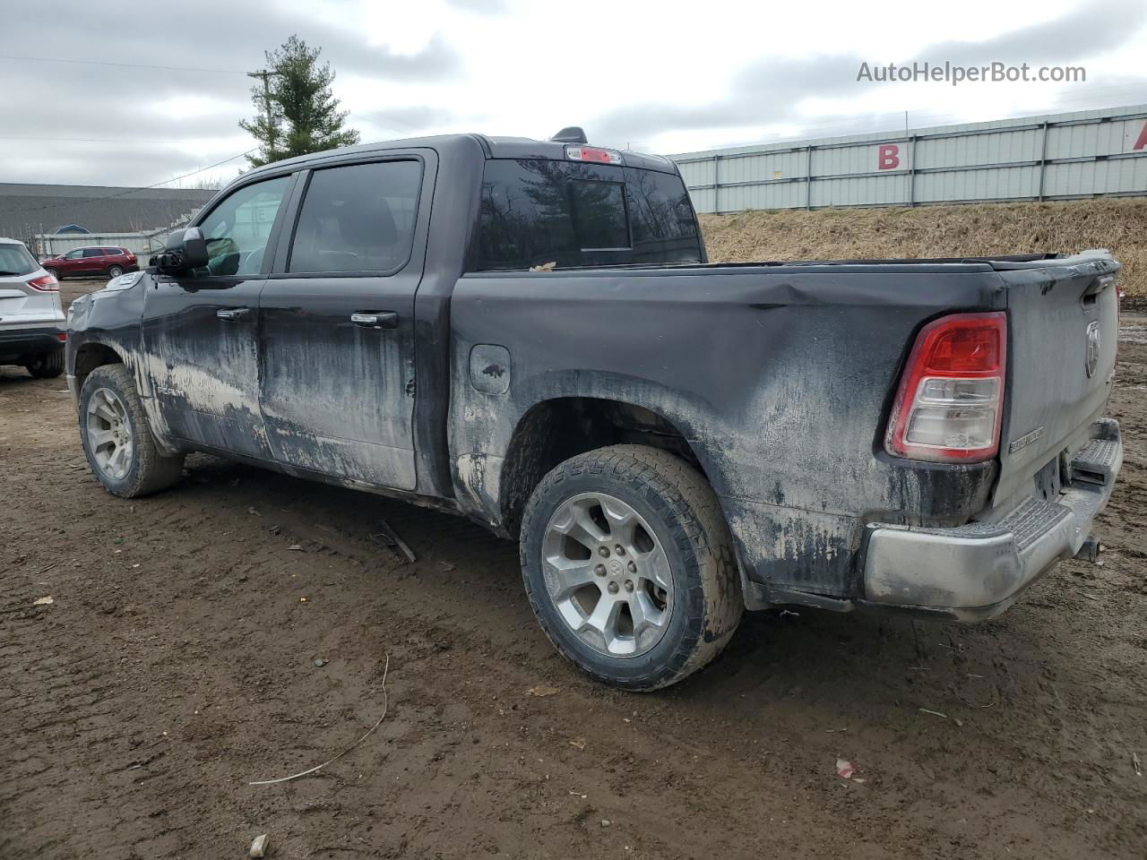 2019 Ram 1500 Big Horn/lone Star Черный vin: 1C6RRFFG3KN796213