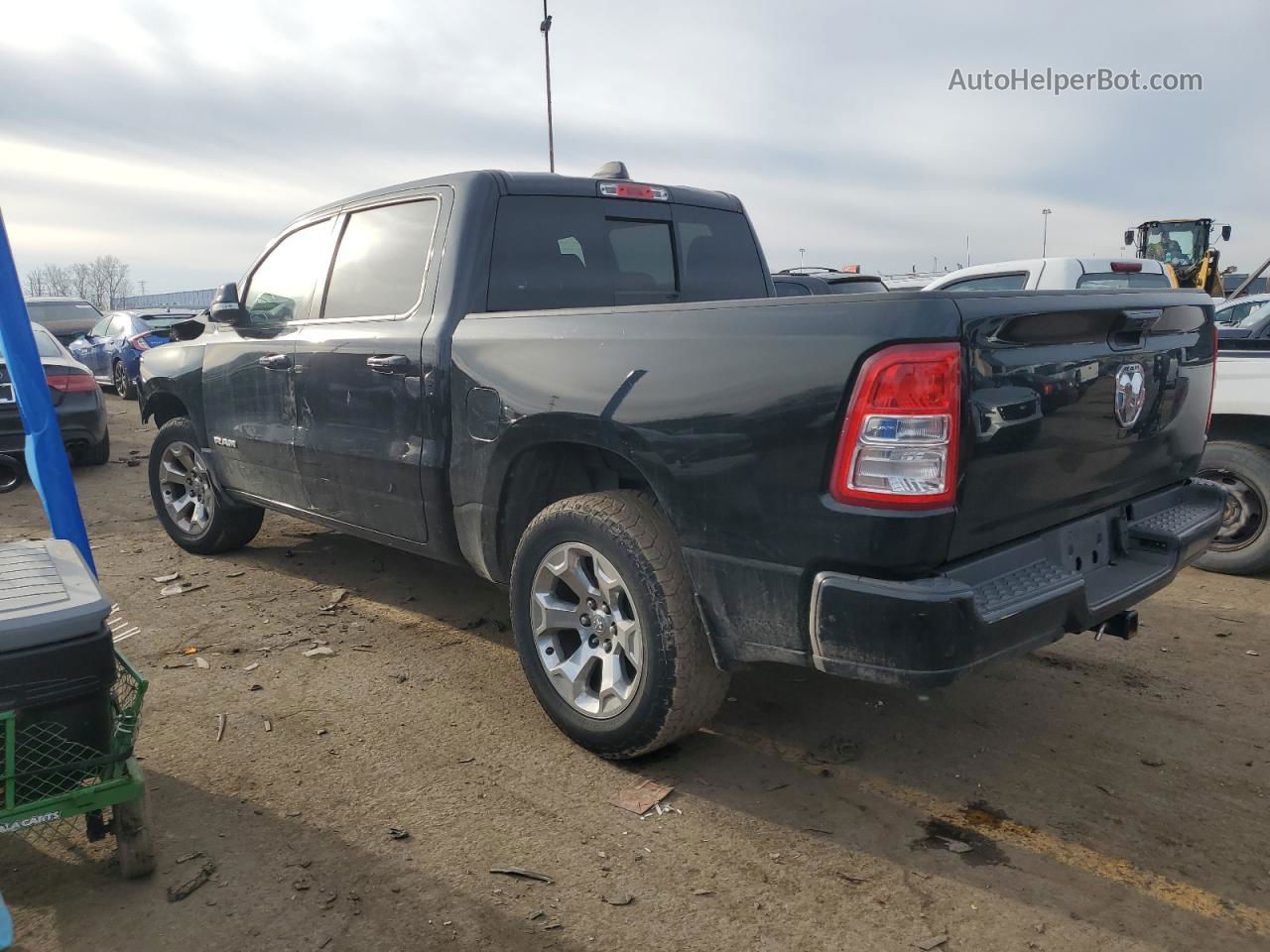 2019 Ram 1500 Big Horn/lone Star Черный vin: 1C6RRFFG6KN674476