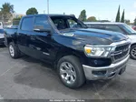 2022 Ram 1500 Lone Star  4x4 5'7 Box Черный vin: 1C6RRFFG6NN444196