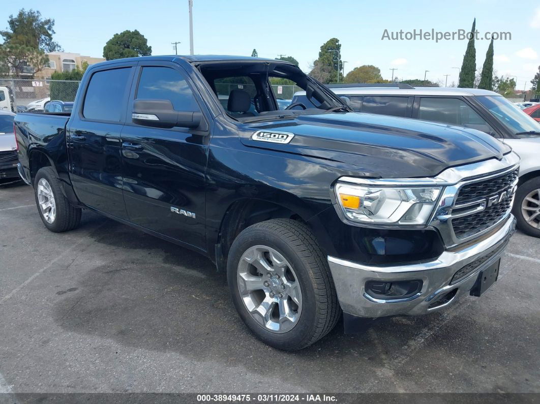 2022 Ram 1500 Lone Star  4x4 5'7 Box Черный vin: 1C6RRFFG6NN444196