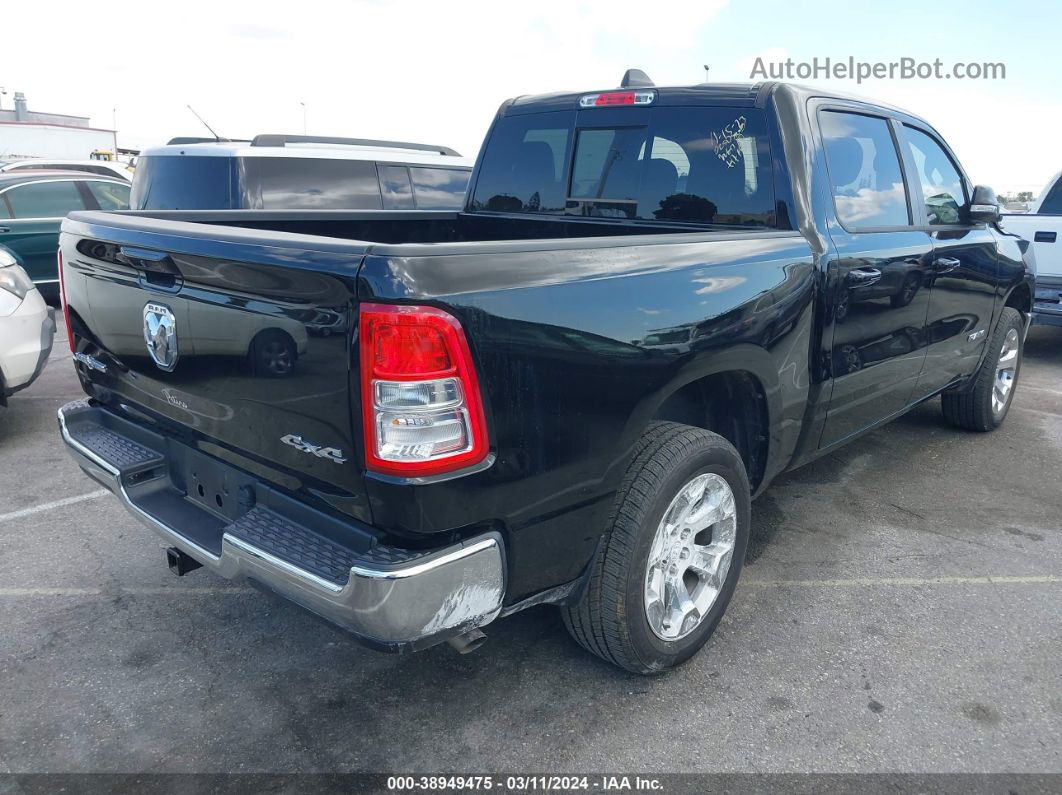 2022 Ram 1500 Lone Star  4x4 5'7 Box Черный vin: 1C6RRFFG6NN444196