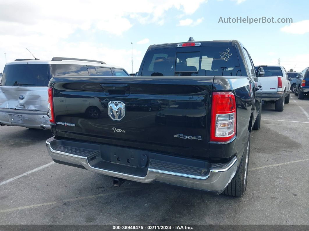 2022 Ram 1500 Lone Star  4x4 5'7 Box Черный vin: 1C6RRFFG6NN444196