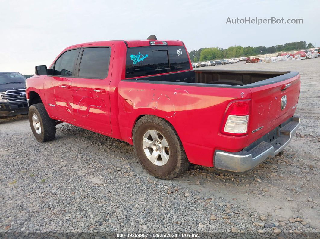 2019 Ram 1500 Big Horn/lone Star  4x4 5'7 Box Red vin: 1C6RRFFG7KN731994