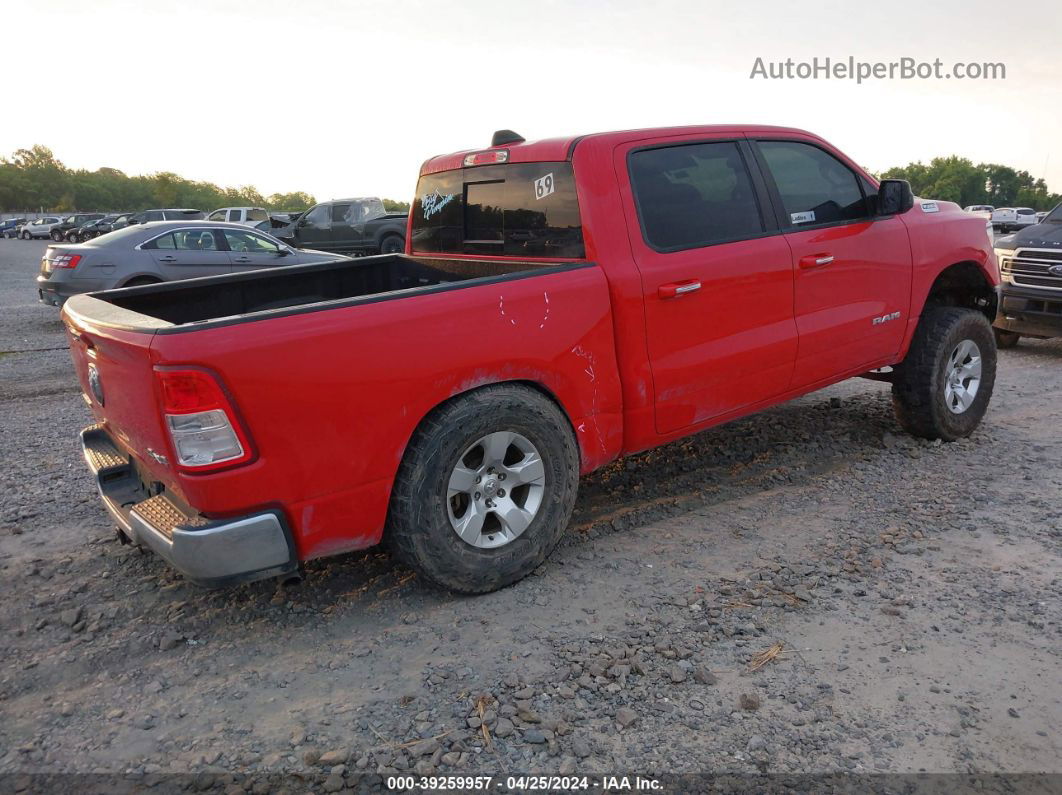 2019 Ram 1500 Big Horn/lone Star  4x4 5'7 Box Red vin: 1C6RRFFG7KN731994