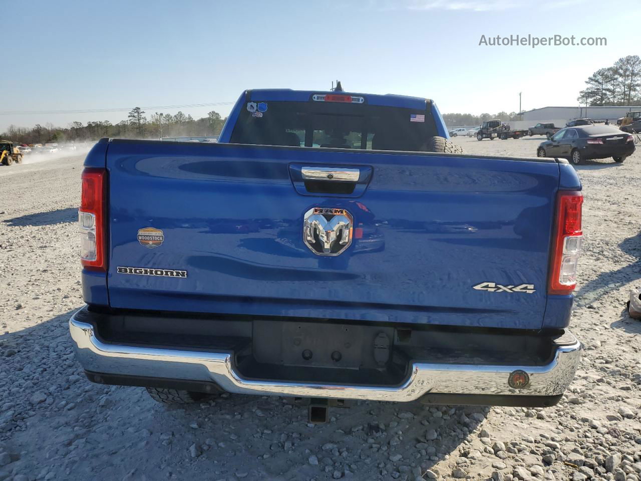 2019 Ram 1500 Big Horn/lone Star Синий vin: 1C6RRFFG7KN835238