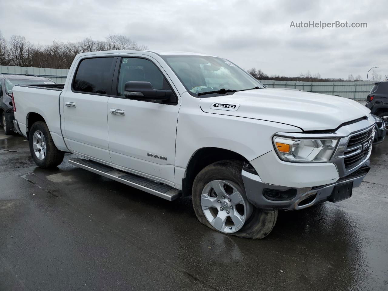 2020 Ram 1500 Big Horn/lone Star Белый vin: 1C6RRFFG7LN335484