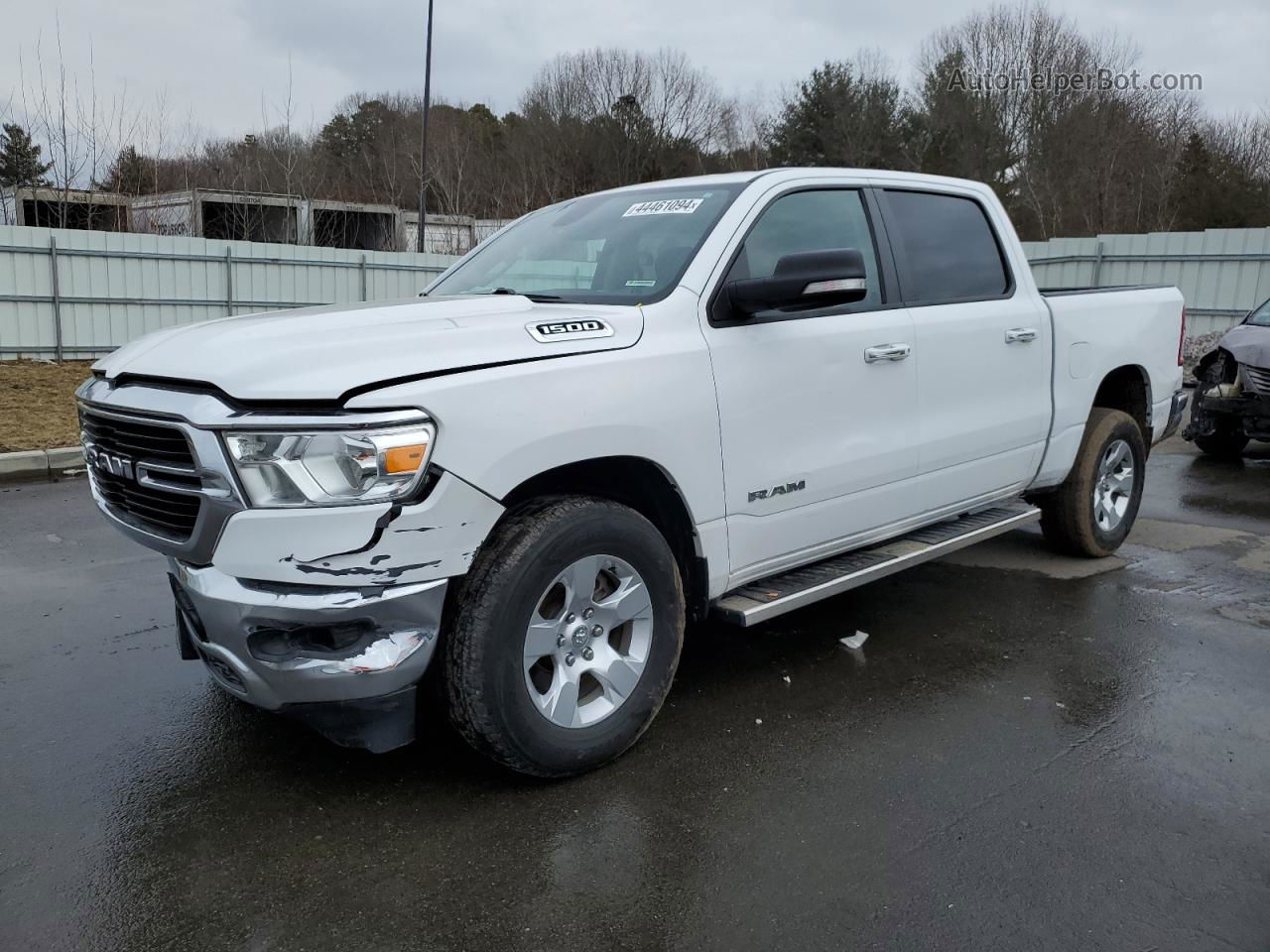 2020 Ram 1500 Big Horn/lone Star White vin: 1C6RRFFG7LN335484