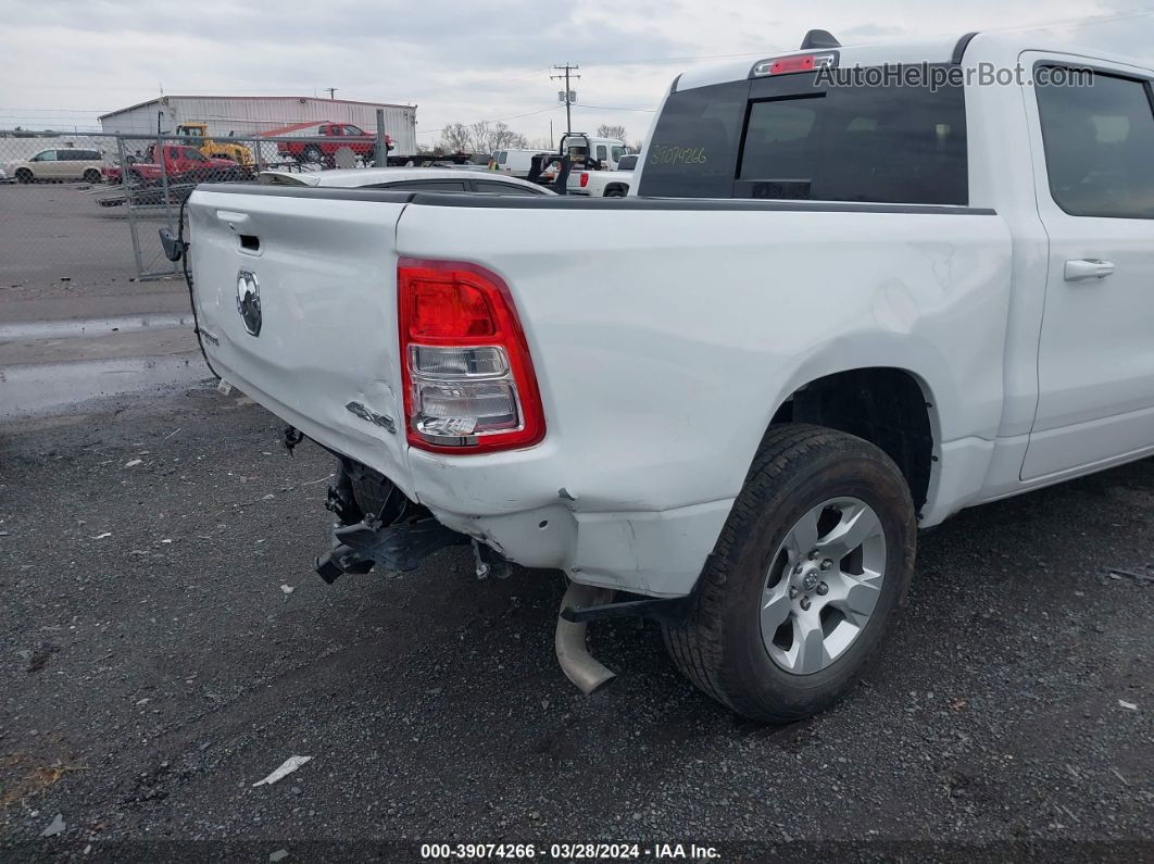 2022 Ram 1500 Big Horn  4x4 5'7 Box White vin: 1C6RRFFG7NN238594