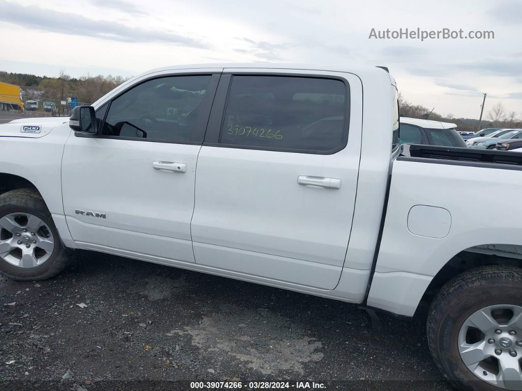 2022 Ram 1500 Big Horn  4x4 5'7 Box White vin: 1C6RRFFG7NN238594