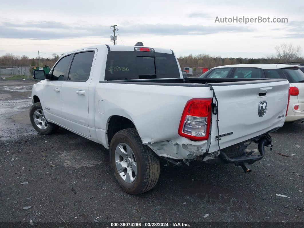 2022 Ram 1500 Big Horn  4x4 5'7 Box White vin: 1C6RRFFG7NN238594