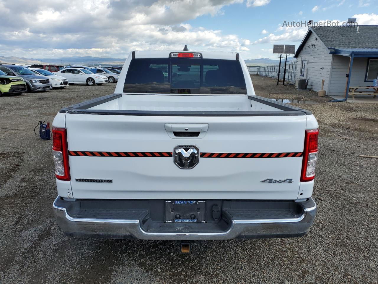 2022 Ram 1500 Big Horn/lone Star White vin: 1C6RRFFG7NN297306