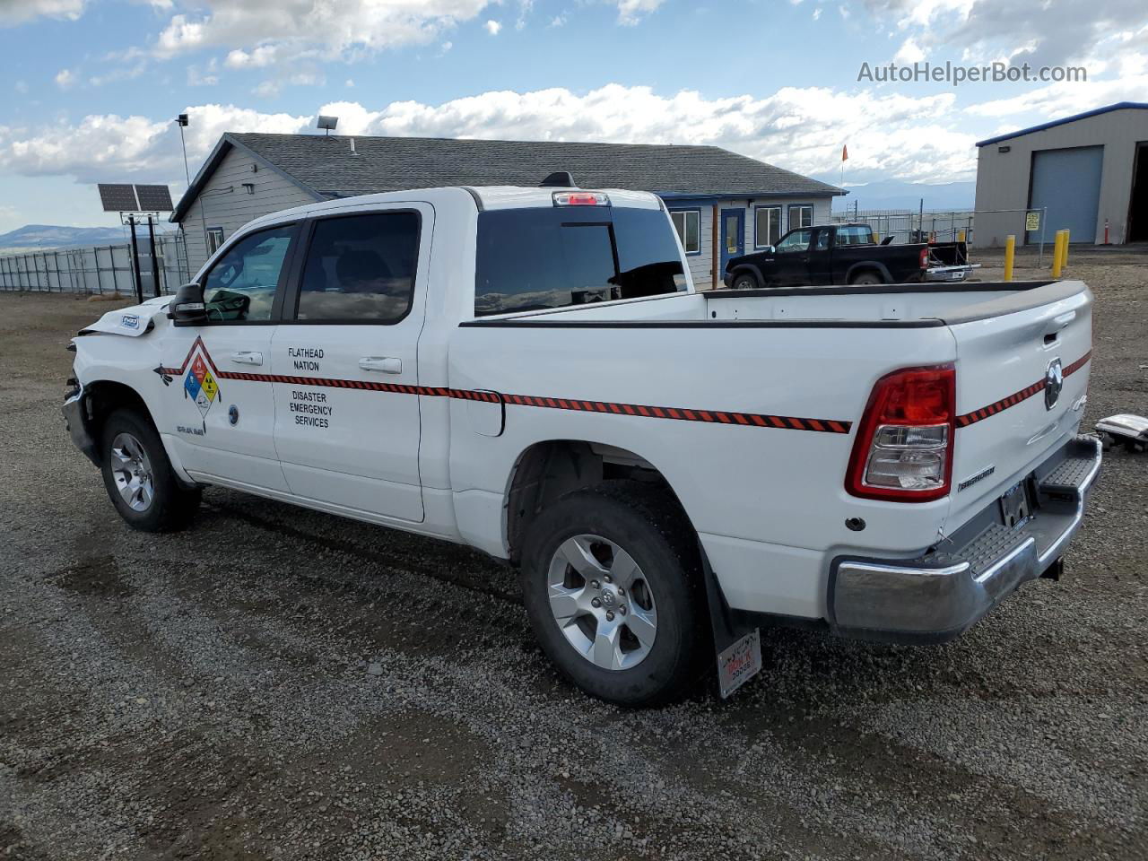 2022 Ram 1500 Big Horn/lone Star White vin: 1C6RRFFG7NN297306